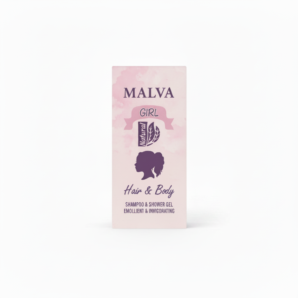 Malva Girl Hair & Body Shampoo & Shower Gel 200 ML